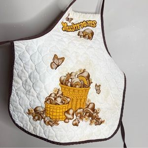vintage mushroom 🍄 apron